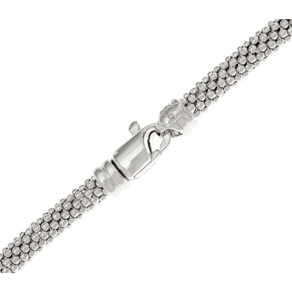 NEW 5.20ct AMETHYST PENDANT 20" NECKLACE Sterling Silver Italian Popcorn Chain - Picture 8 of 10